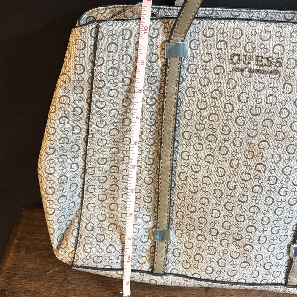 Guess Gray Tote Bag/Purse - Picture 8 of 9